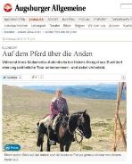Artikel: Zu Pferd &uuml;ber die Anden